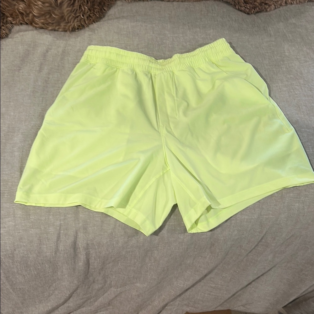 Lulu lemon neon shorts 5” small